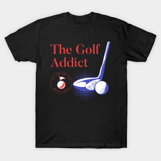 The Golf Addict T-Shirt by bombolini